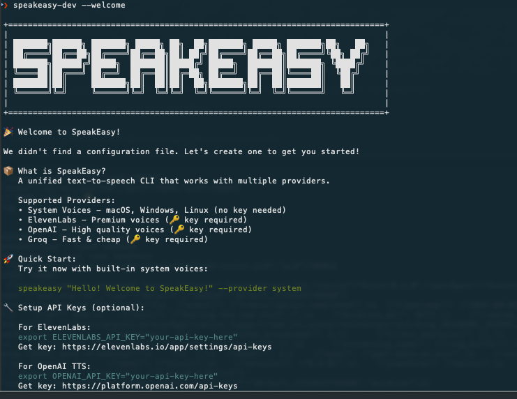 Shipped my first NPM package - meet SpeakEasy 🎤